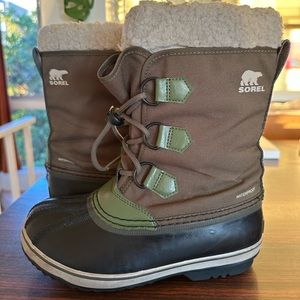 Sorel Yoot Pac Nylon Winter Boots Size 4